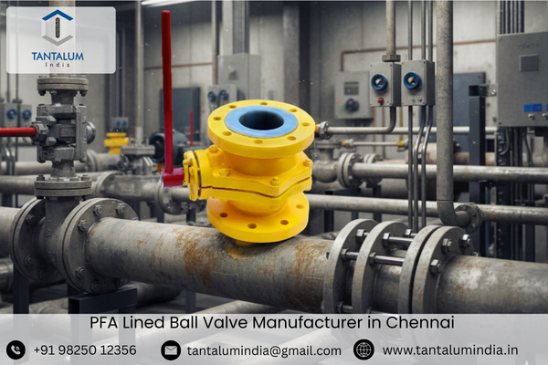PFA Lined Ball Valve Manufacturer in Chennai