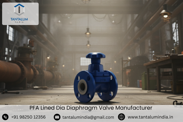 PFA Lined Dia Diaphragm Valve Manufacturer