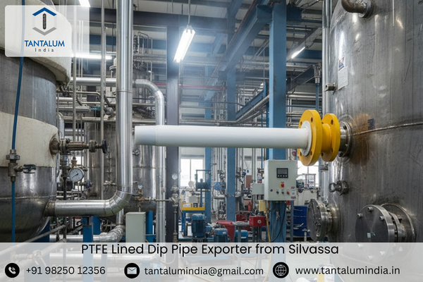 PTFE Lined Dip Pipe Exporter from Silvassa