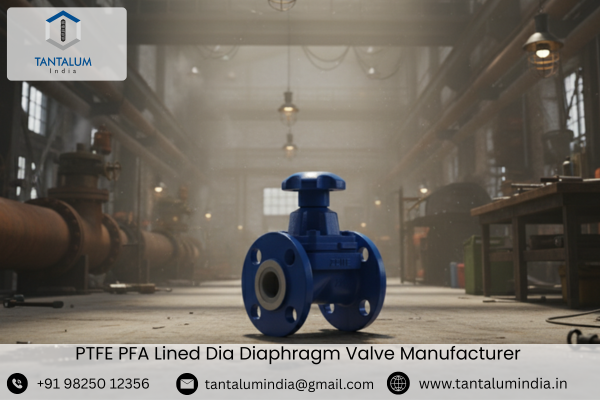 PTFE PFA Lined Dia Diaphragm Valve Manufacturer
